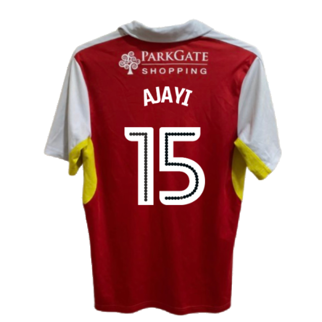 Rotherham 2016-17 Home Shirt ((Good) XL) (Ajayi 15)-Football Jersey Hub