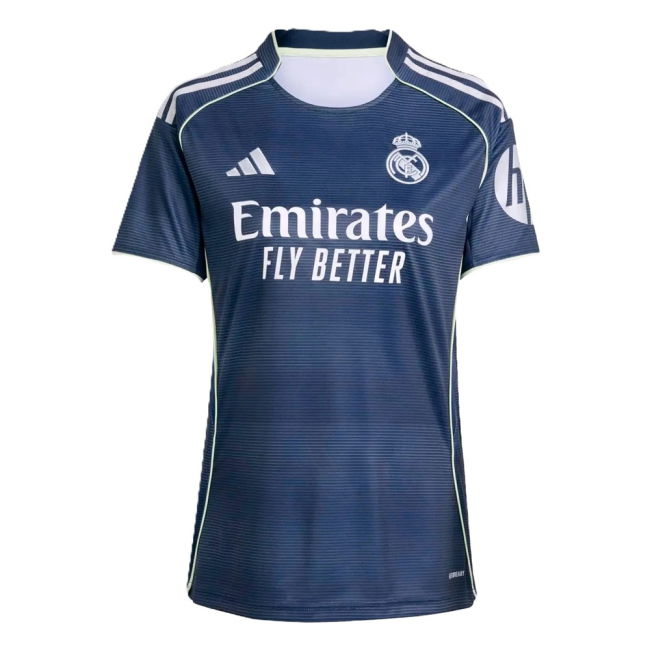2025-2026 Real Madrid Authentic Away Shirt (Womens) (Benzema 9)-Football Jersey Hub