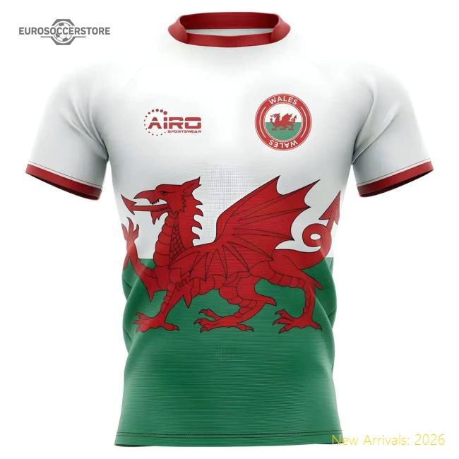 2025-2026 Wales Flag Concept Rugby Shirt - Womens-Football Jersey Hub