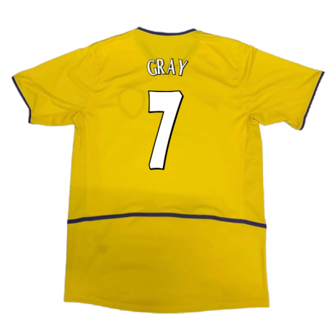 Leeds 2002-2003 Away Shirt (Excellent) (Gray 7)-Football Jersey Hub