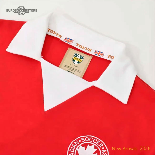 Canada 1970s Retro Football Shirt-Football Jersey Hub