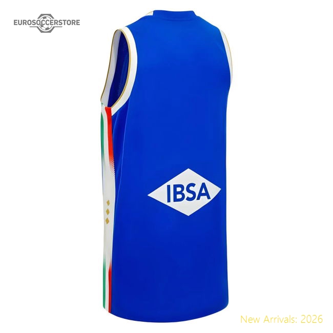 2025-2026 Italy FIP Basketball Away Jersey (Blue)-Football Jersey Hub