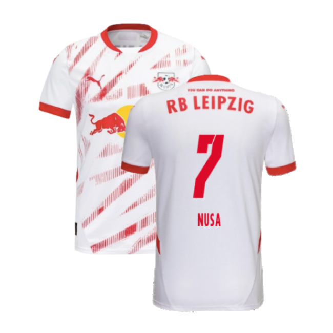 2024-2025 Red Bull Leipzig Home Shirt (Nusa 7)-Football Jersey Hub