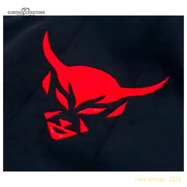 Belgium Le Diable Away Retro Football Shirt (Black)-Football Jersey Hub