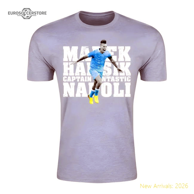 Marek Hamsik Captain Fantastic T-Shirt (Grey)-Football Jersey Hub