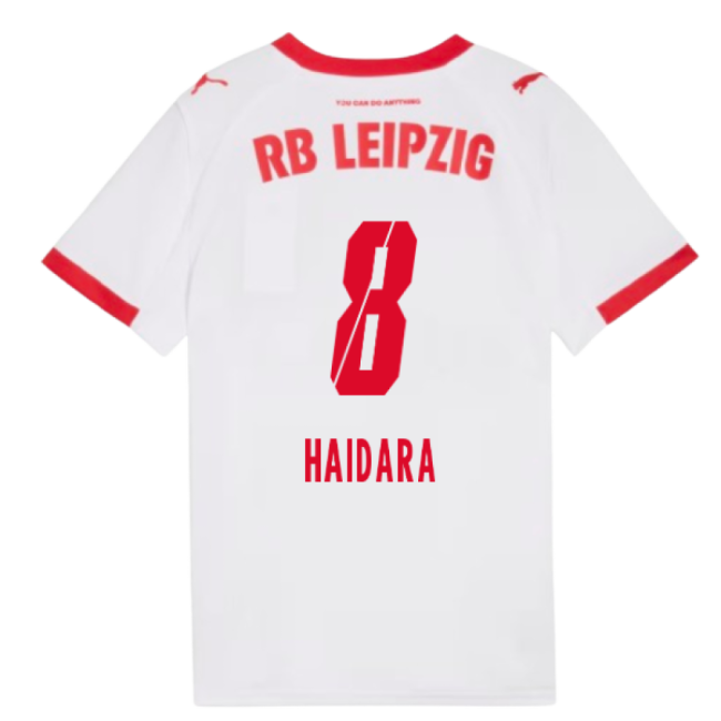 2025-2026 Red Bull Leipzig Home Shirt (Kids) (Haidara 8)-Football Jersey Hub