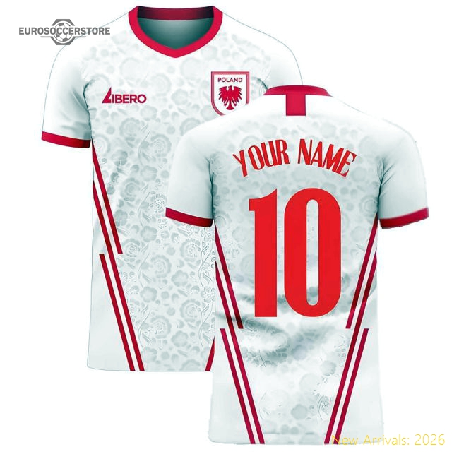Poland 2025-2026 Home Concept Football Kit (Libero) (Your Name)-Football Jersey Hub