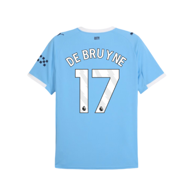 2025-2026 Man City Home Shirt (De Bruyne 17)-Football Jersey Hub
