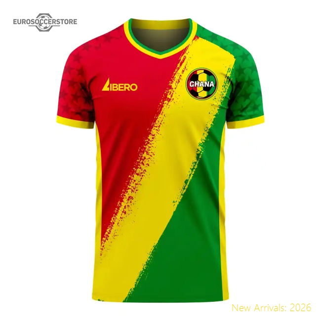 Ghana 2025-2026 Away Concept Football Kit (Libero)-Football Jersey Hub