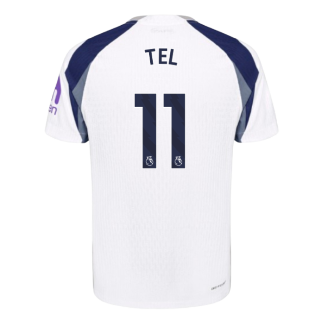 2025-2026 Tottenham Hotspur Authentic Home Shirt (Tel 11)-Football Jersey Hub
