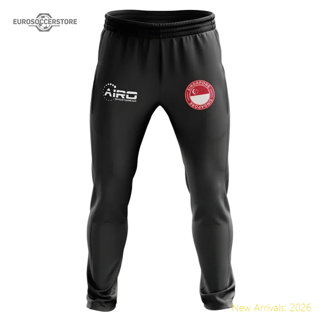 Singapore Concept Football Training Pants (Black)-Football Jersey Hub
