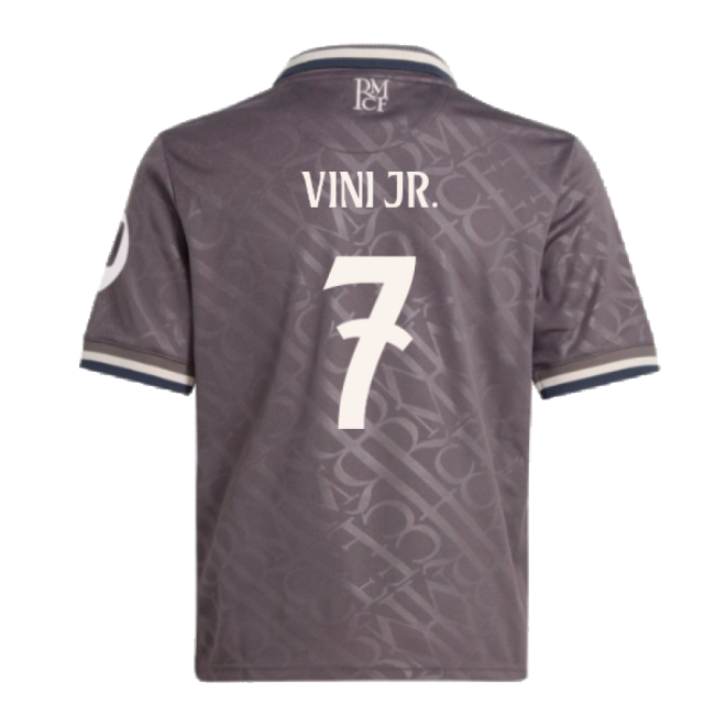 2024-2025 Real Madrid Third Youth Kit (Vini Jr. 7)-Football Jersey Hub
