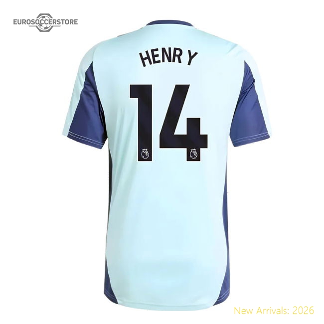2024-2025 Arsenal Training Jersey (Clear Aqua) (Henry 14)-Football Jersey Hub