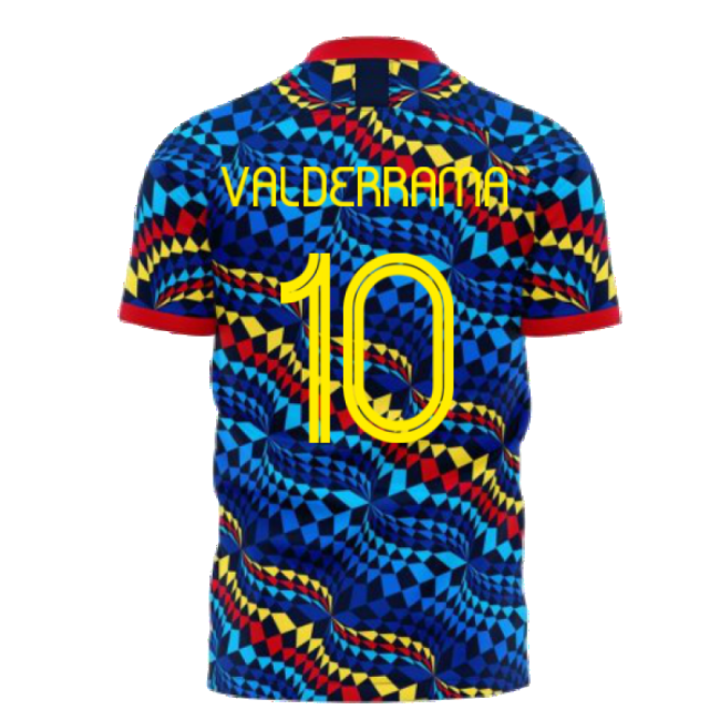 Colombia 2025-2026 Fourth Concept Football Kit (Libero) (VALDERRAMA 10)-Football Jersey Hub