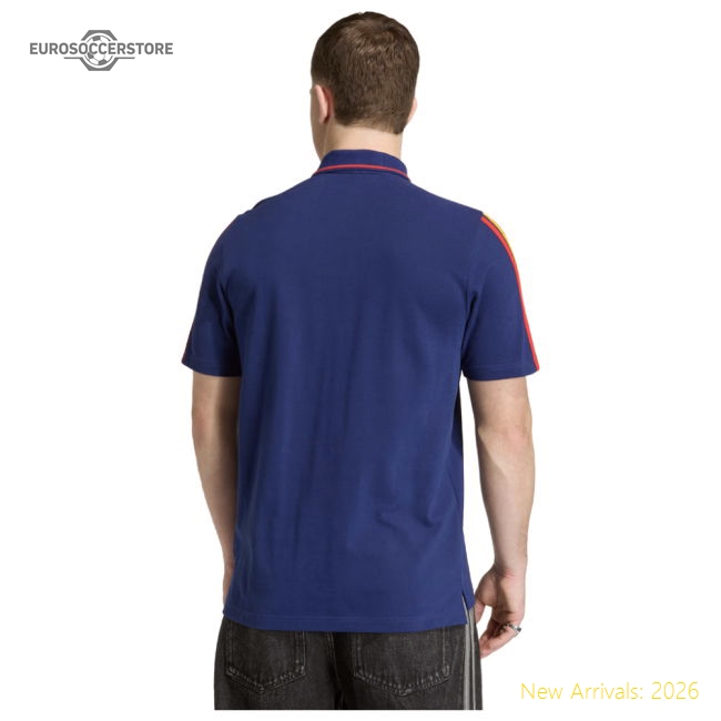 2026-2027 Spain DNA Polo Shirt (Dark Blue)-Football Jersey Hub