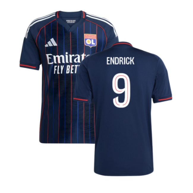 2025-2026 Olympique Lyon Away Shirt (Endrick 9)-Football Jersey Hub