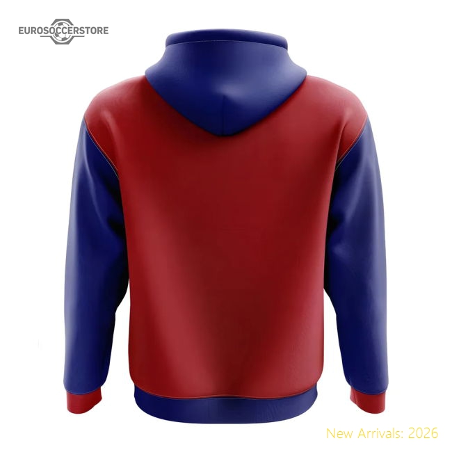 Nepal Concept Country Football Hoody (Red)-Football Jersey Hub