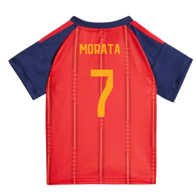 2026-2027 Spain Home Baby Kit (Morata 7)-Football Jersey Hub
