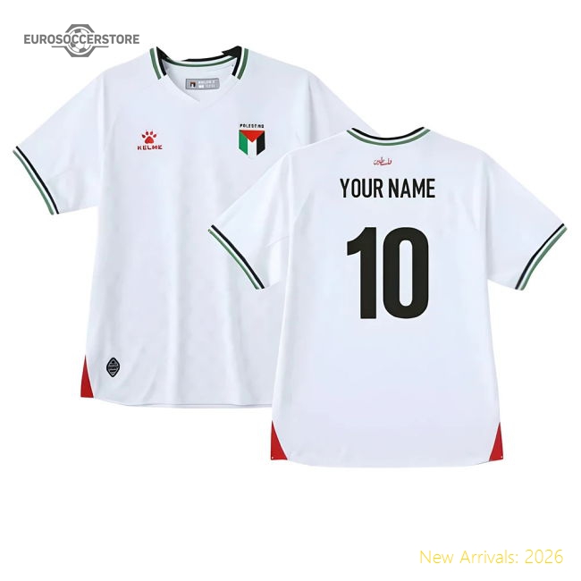 2024-2025 Palestine Home Shirt (Your Name)-Football Jersey Hub