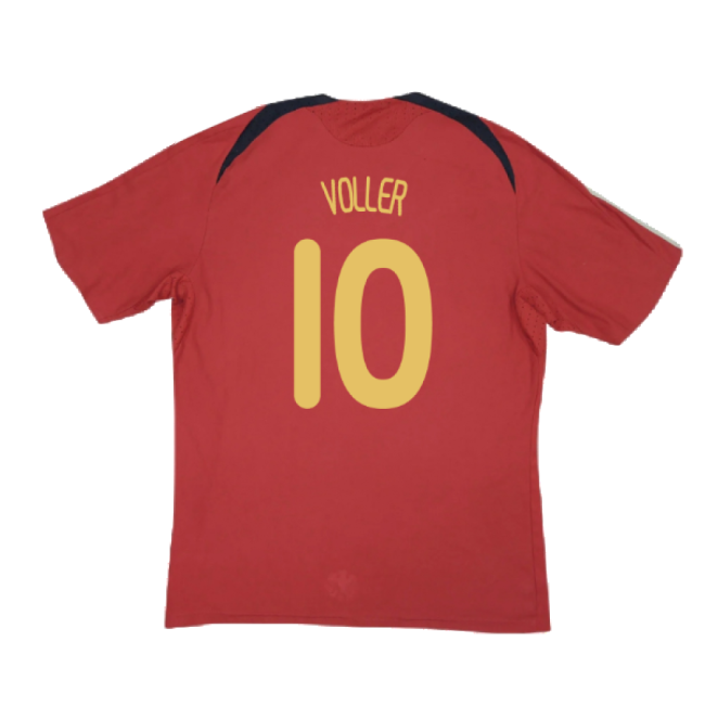 Germany 2008-10 Away Shirt ((Excellent) L) (VOLLER 10)-Football Jersey Hub