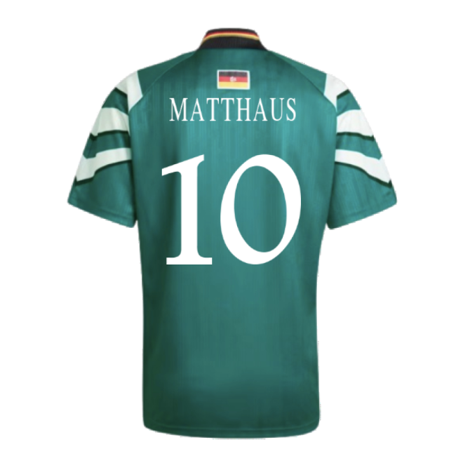 1996 Germany Euro 96 Away Shirt (Matthaus 10)-Football Jersey Hub