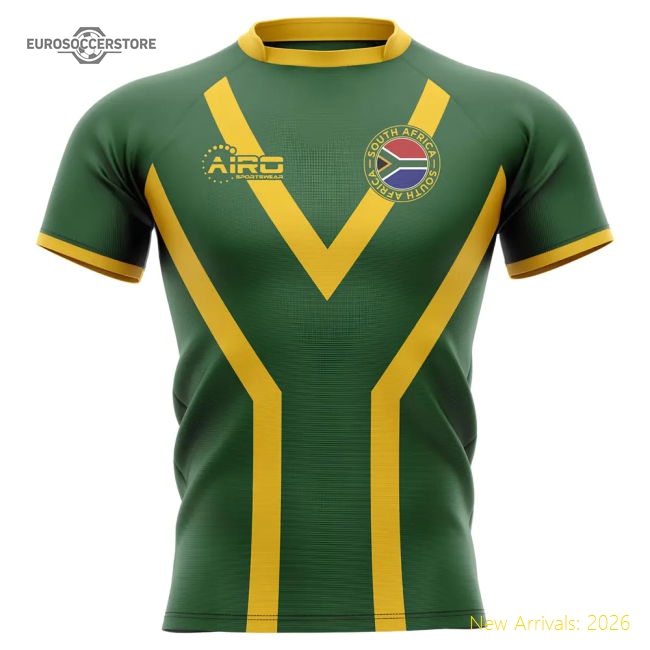 2025-2026 South Africa Springboks Flag Concept Rugby Shirt (Your Name)-Football Jersey Hub