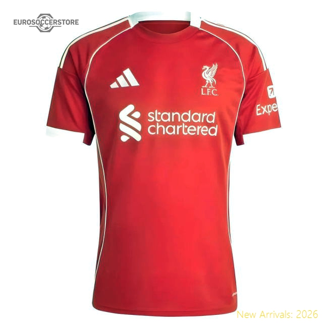2025-2026 Liverpool Home Shirt-Football Jersey Hub