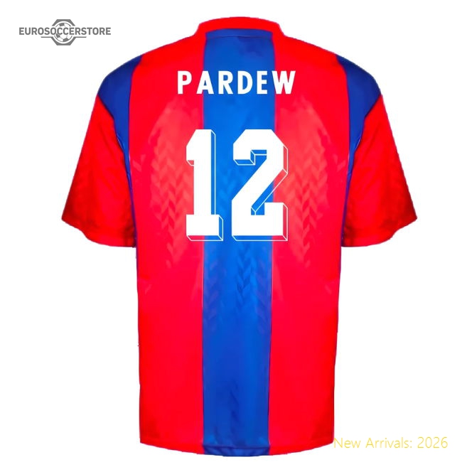 Crystal Palace 1991 ZDS Cup Final Shirt (Pardew 12)-Football Jersey Hub