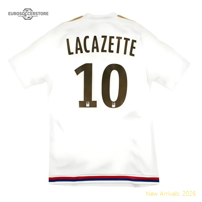 Lyon 2015-16 Third Shirt (Lacazette #10) (S) (Excellent)-Football Jersey Hub