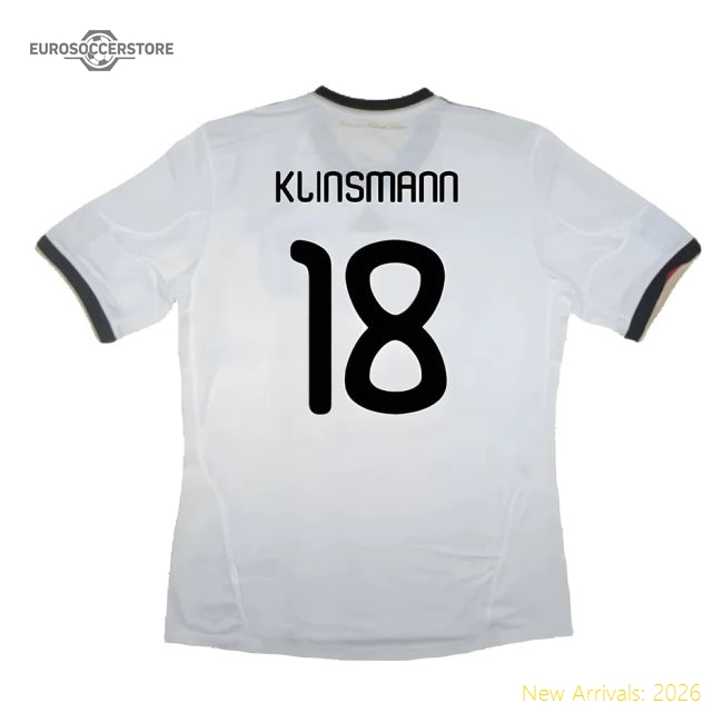 Germany 2010-11 Home Shirt ((Excellent) XL) (KLINSMANN 18)-Football Jersey Hub