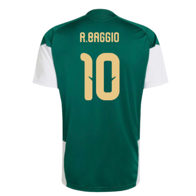 2026-2027 Italy Training Jersey (Green) (R.Baggio 10)-Football Jersey Hub
