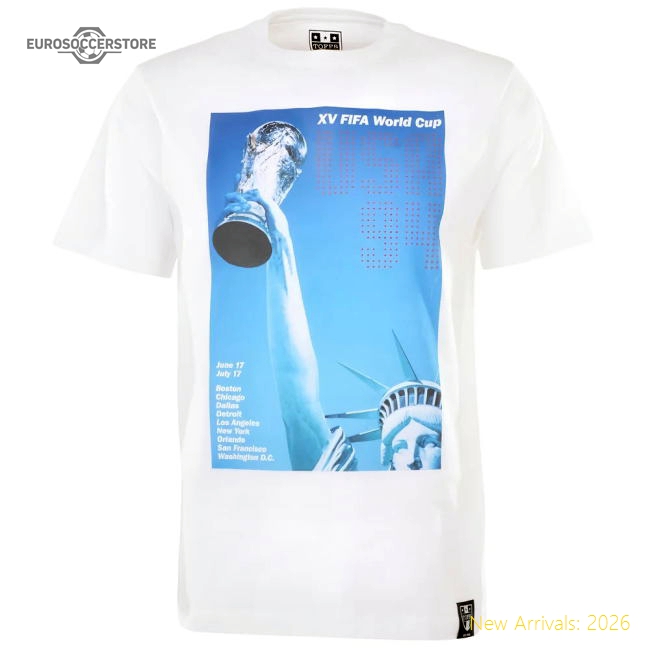 Pennarello: World Cup - USA 1994 T-Shirt - White-Football Jersey Hub