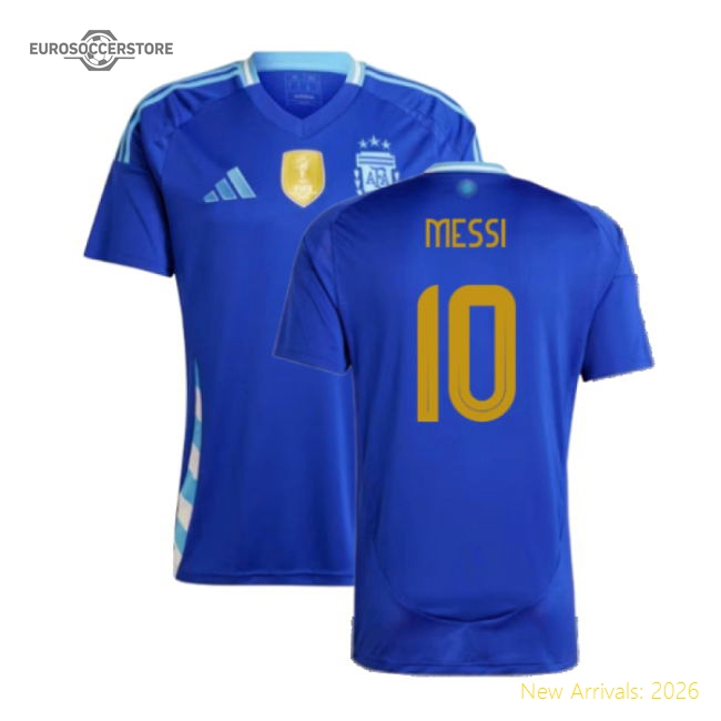 2024-2025 Argentina Away Shirt (MESSI 10)-Football Jersey Hub