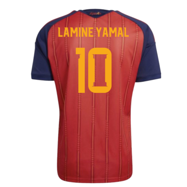 2026-2027 Spain Home Youth Kit (Lamine Yamal 10)-Football Jersey Hub