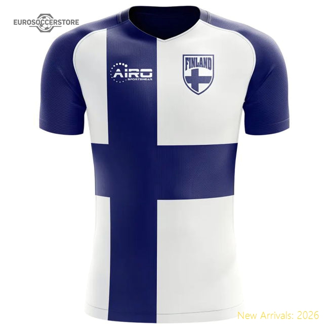 2025-2026 Finland Flag Concept Shirt (Your Name)-Football Jersey Hub
