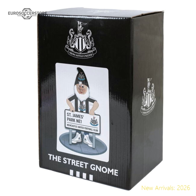 Newcastle United FC Street Sign Gnome-Football Jersey Hub
