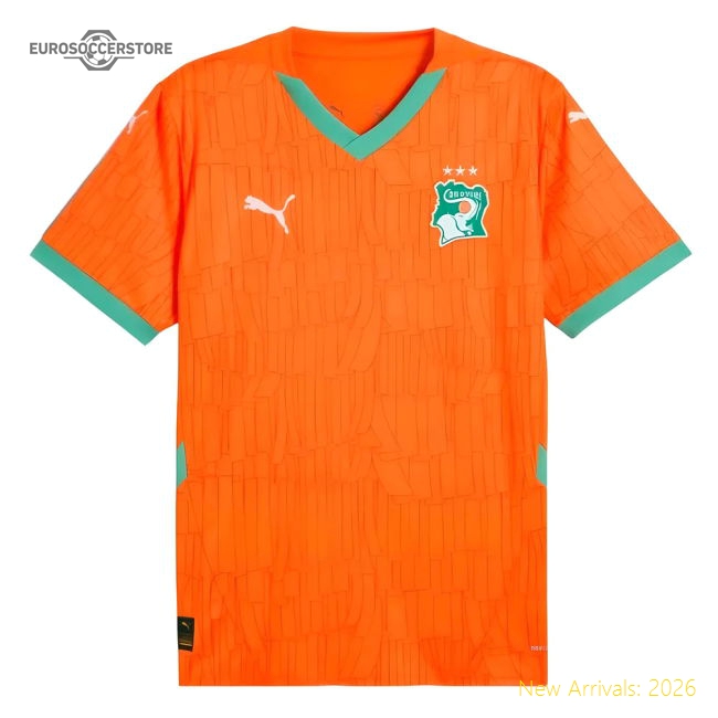 2024-2025 Ivory Coast Home Shirt-Football Jersey Hub