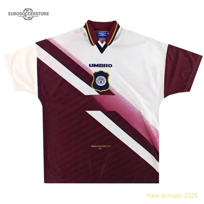 Manchester City 1996-1997 Away Shirt (M) (Excellent)-Football Jersey Hub