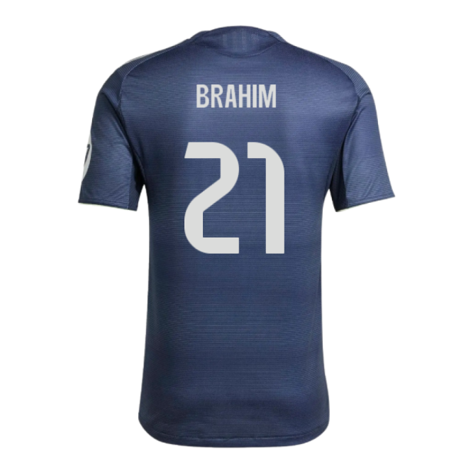 2025-2026 Real Madrid Authentic Away Shirt (Brahim 21)-Football Jersey Hub