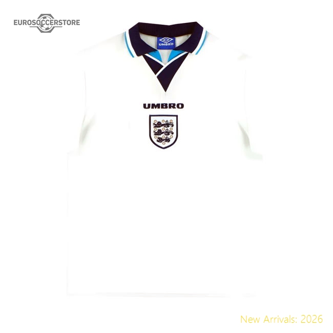 England 1995-97 Home Shirt (XL) (Excellent)-Football Jersey Hub