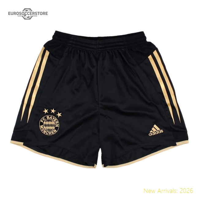 2004-2005 Bayern Munich Away Shorts (Black) - Kids-Football Jersey Hub
