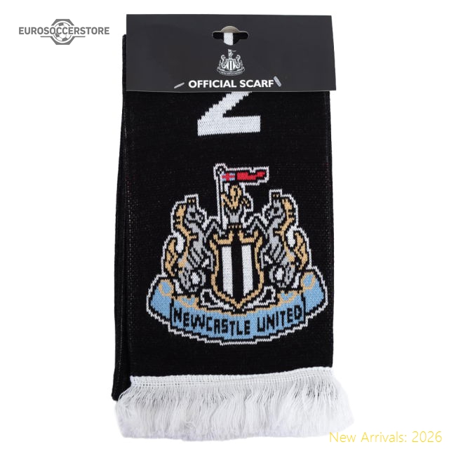 Newcastle United FC Crest Scarf-Football Jersey Hub