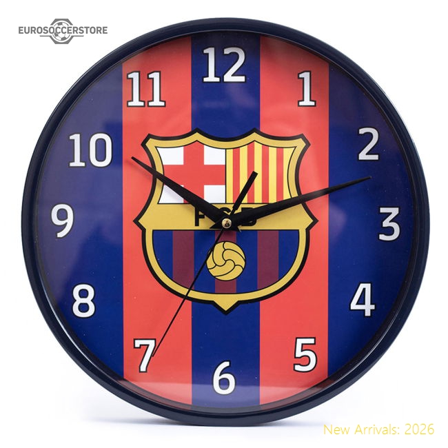 FC Barcelona Wall Clock-Football Jersey Hub