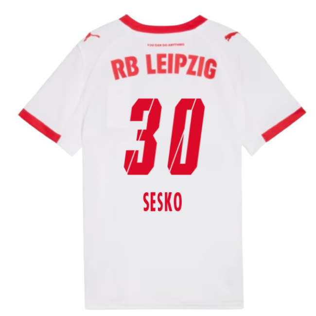 2025-2026 Red Bull Leipzig Home Shirt (Kids) (Sesko 30)-Football Jersey Hub