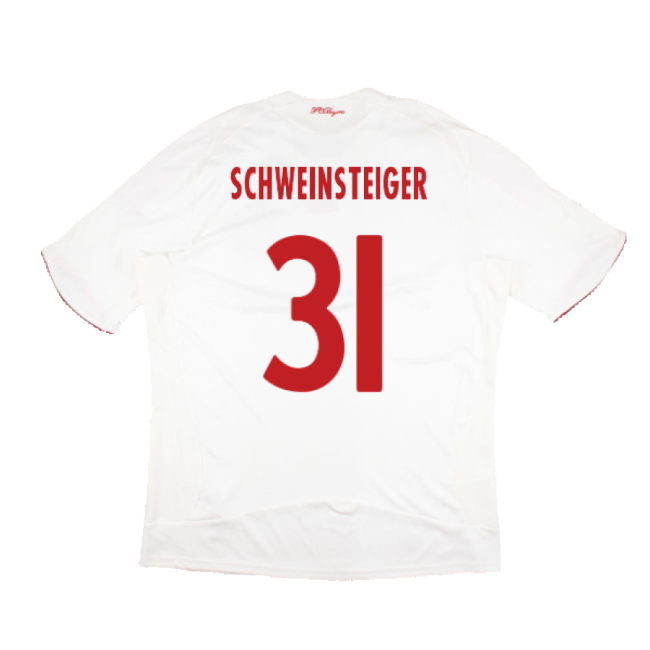 Bayern Munich 2008-09 Third Shirt ((Very Good) XXL) (Schweinsteiger 31)-Football Jersey Hub