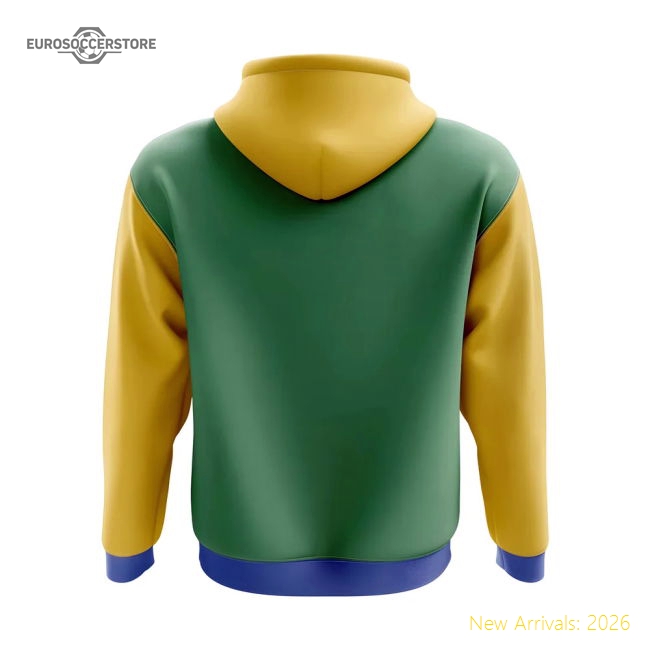 Gabon Concept Country Football Hoody (Green)-Football Jersey Hub