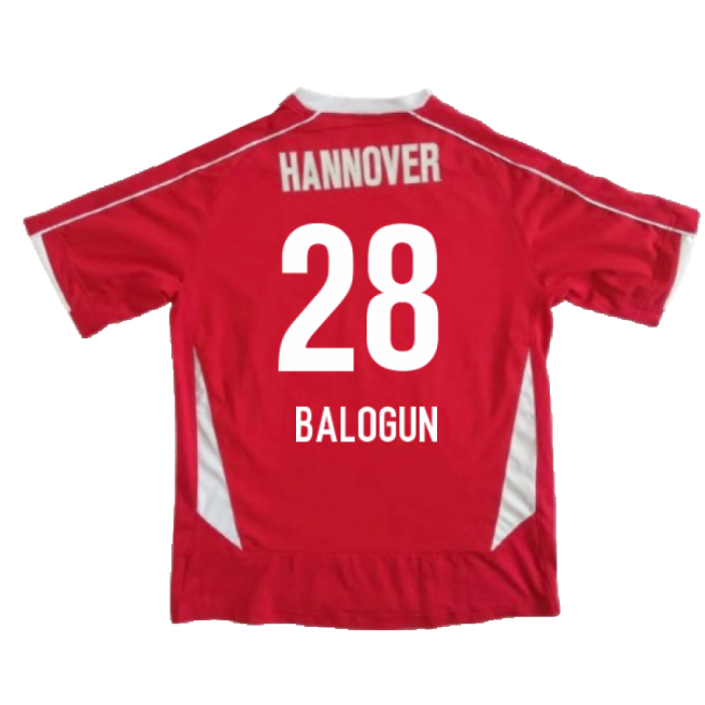 Hannover 2008-09 Home Shirt ((Excellent) M) (Balogun 28)-Football Jersey Hub