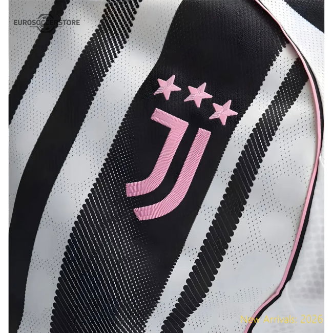 2025-2026 Juventus Authentic Home Shirt-Football Jersey Hub
