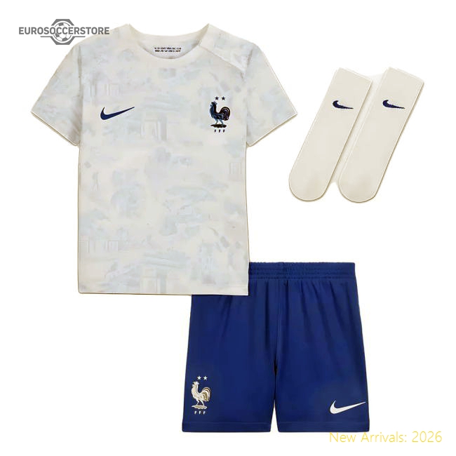 2022-2023 France Away Infants Baby Kit-Football Jersey Hub