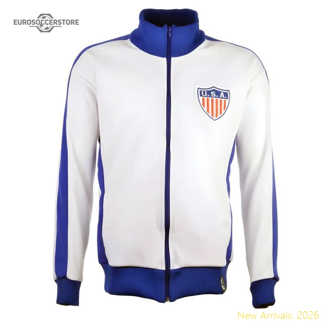 USA Retro Track Top-Football Jersey Hub